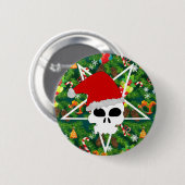hail santa ronde button 5,7 cm (Voorkant /achterkant)