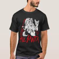 Hail Santa Sleigher Heavy Metal Kerstmis Roc