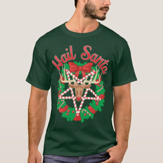 Hail Santa! T-shirt (Voorkant)