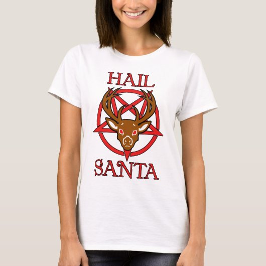 Hail Santa T-shirt (Voorkant)