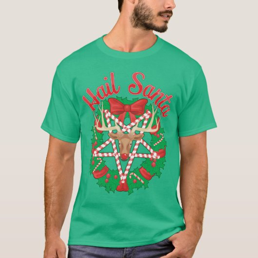 Hail Santa! T-shirt (Voorkant)