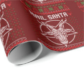 Hail Santa Ugly Festive Graphic Cadeaupapier (Rol Hoek)