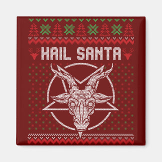 Hail Santa Ugly Festive Graphic Magneet
