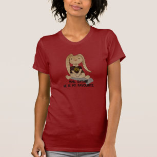 Hail Satan Bunny T-shirt