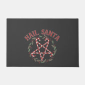 Hail Satan Christmas Krampus Xmas Devil Snoep Deurmat (Voorkant)