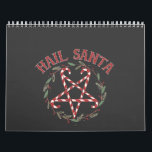 Hail Satan Christmas Krampus Xmas Devil Snoep Kalender<br><div class="desc">hagel satan xmas,  pentagram kerst,  satanische vakantie humor,  krampus en duiveltje,  spookachtige snoepstokjes,  donker kerstontwerp,  kwade kerstgrap,  alternatieve xmas,  gotische vakantie,  spookachtig seizoen</div>