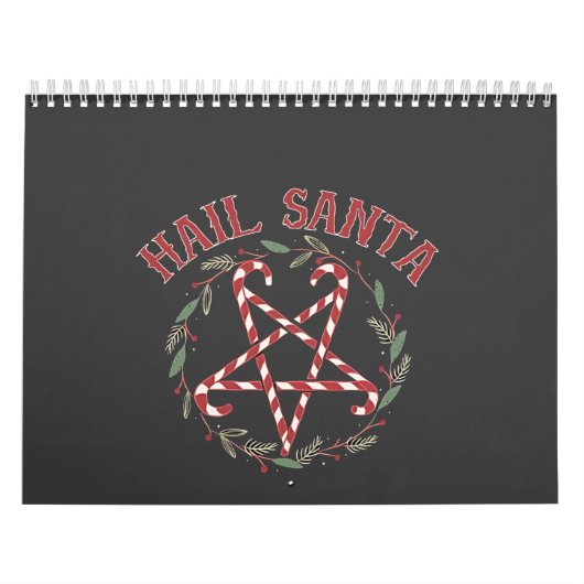 Hail Satan Christmas Krampus Xmas Devil Snoep Kalender (Hoes)