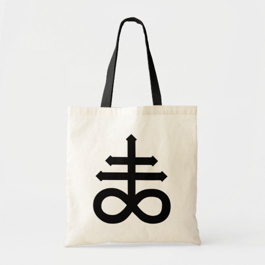 Hail Satan - Cross 666 Bag - Antichrist Tote bag (Voorkant)