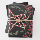 Hail Satan Kerstmis Krampus Kerstmis Duivel Snoepg Inpakpapier Vel (In situ)