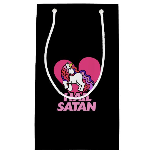 Hail Satan Klein Cadeauzakje (Voorkant)