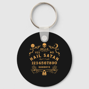 Hail Satan Occult Horror Atheïst Wiccan Satanic Ou Sleutelhanger