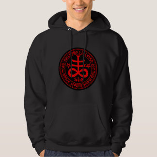 Hail Satan - Pentagram - Cross 666 Hoodie