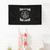 Hail Satan Pentagram Goat Halloween Spandoek (Insitu)