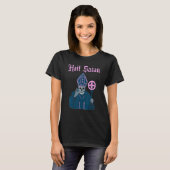 Hail Satan Satanic Horror Church Devil Mannen T-shirt (Voorkant volledig)