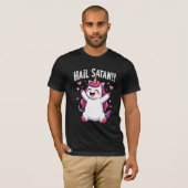 Hail Satan T-shirt (Voorkant volledig)