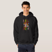 Hail Satan Unicorn Rainbow Hoodie (Voorkant volledig)