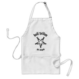 Hail Seitan 1.1 (zwart) Standaard Schort