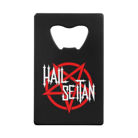 Hail Seitan Creditkaart Flessenopener (Voorkant)