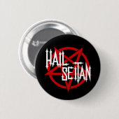 Hail Seitan Ronde Button 5,7 Cm (Voorkant /achterkant)