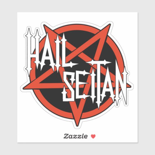 Hail Seitan Sticker (Vel)