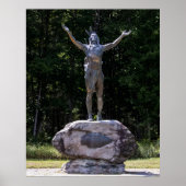 Hail to the Sunrise Statue Poster (Voorkant)