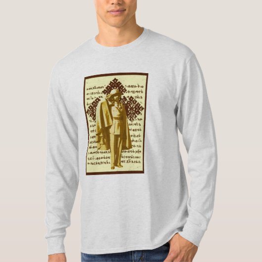 Haile I Selassie Long Hoeve Shirt (Voorkant)