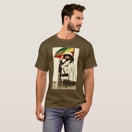 Haile I Selassie T Shirt (Voorkant volledig)