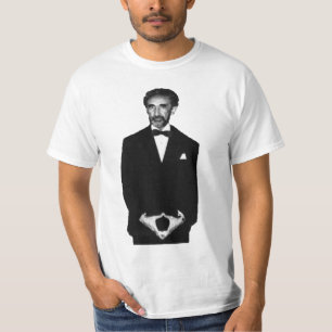 Haile Selassie Black & White Photo Shirt