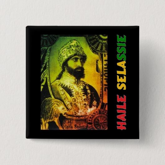 Haile Selassie Button (Voorkant)