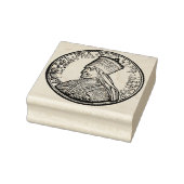 Haile Selassie Emperor of Ethiopia Rastafari Stamp Rubberstempel (Stempel)
