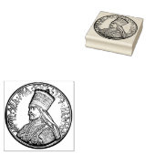 Haile Selassie Emperor of Ethiopia Rastafari Stamp Rubberstempel (Gestempeld)