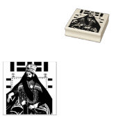 Haile Selassie Emperor of Ethiopia Rastafari Stamp Rubberstempel (Gestempeld)