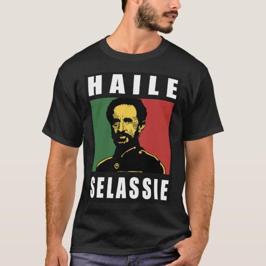 Haile Selassie Emperor - Reggae - Shirt (Voorkant)