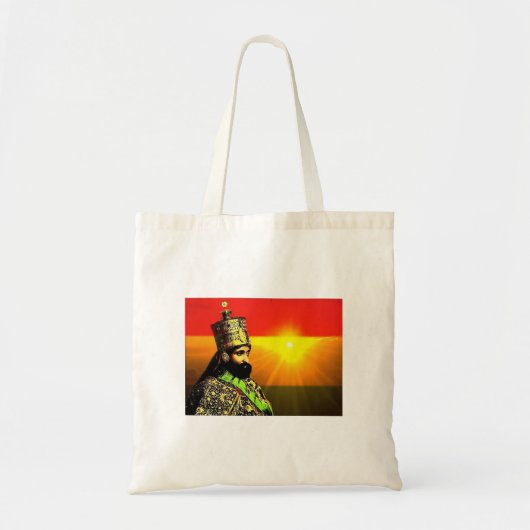 Haile Selassie Empire of Ethiopia Rastafari Bag Tote Bag (Voorkant)