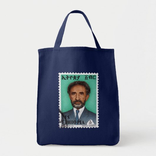Haile Selassie Empire of Ethiopia Rastafari Bag Tote Bag (Voorkant)