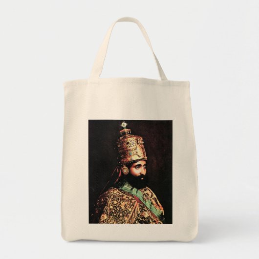 Haile Selassie Empire of Ethiopia Rastafari Bag Tote Bag (Voorkant)