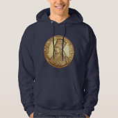 Haile Selassie Empire of Ethiopia Rastafari Hoodie (Voorkant)