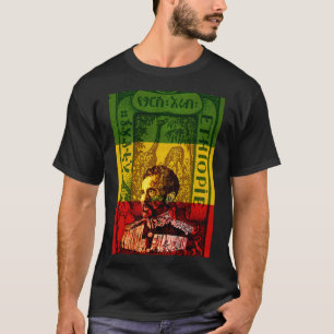 Haile Selassie Ethiopia Rasta T-shirt