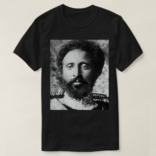 Haile Selassie Ethiopia T-Shirt (Design voorkant)