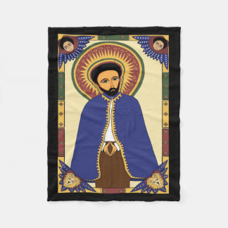 Haile Selassie Fleece Blanket Deken