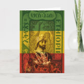 Haile Selassie Greeting Card Kaart (Voorkant)
