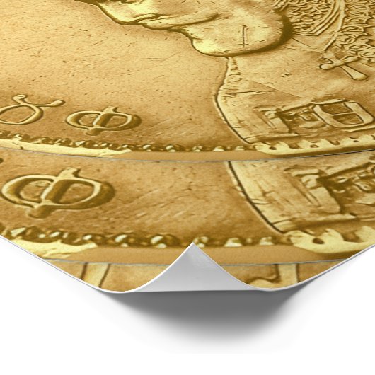 Haile Selassie HIM Jah Rastafari Aufsteller Poster (Hoek)