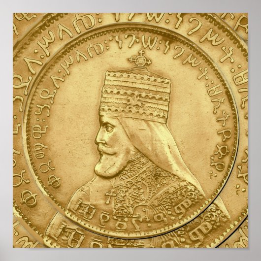 Haile Selassie HIM Jah Rastafari Aufsteller Poster (Voorkant)