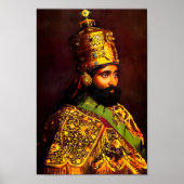 Haile Selassie HIM Jah Rastafari Kunstdruck Poster (Voorkant)