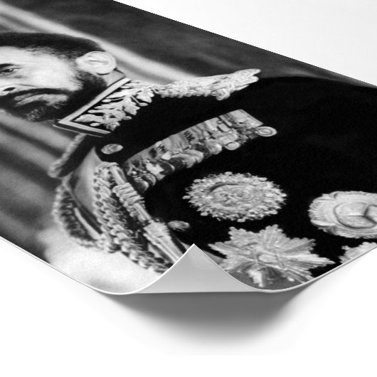 Haile Selassie HIM Jah Rastafari Rasta Reggae Root Poster (Hoek)