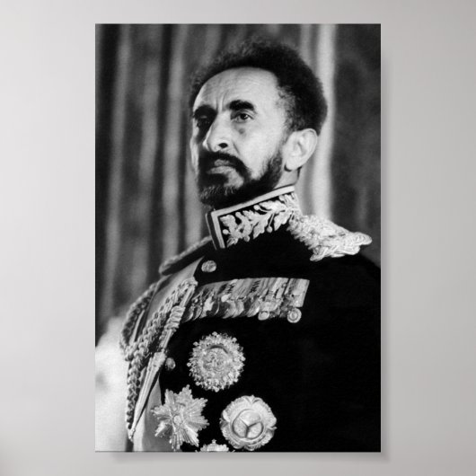 Haile Selassie HIM Jah Rastafari Rasta Reggae Root Poster (Voorkant)