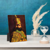 Haile Selassie HIM Jah Rastafari Rasta Roots Fotoplaat (Zijkant)