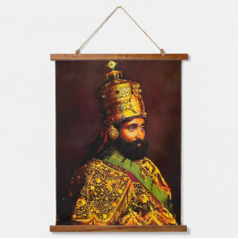 Haile Selassie HIM Jah Rastafari Wandteppich Hangend Wandkleed