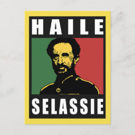 Haile Selassie - HIM - Rastafari - Briefkaart