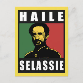 Haile Selassie - HIM - Rastafari - Briefkaart